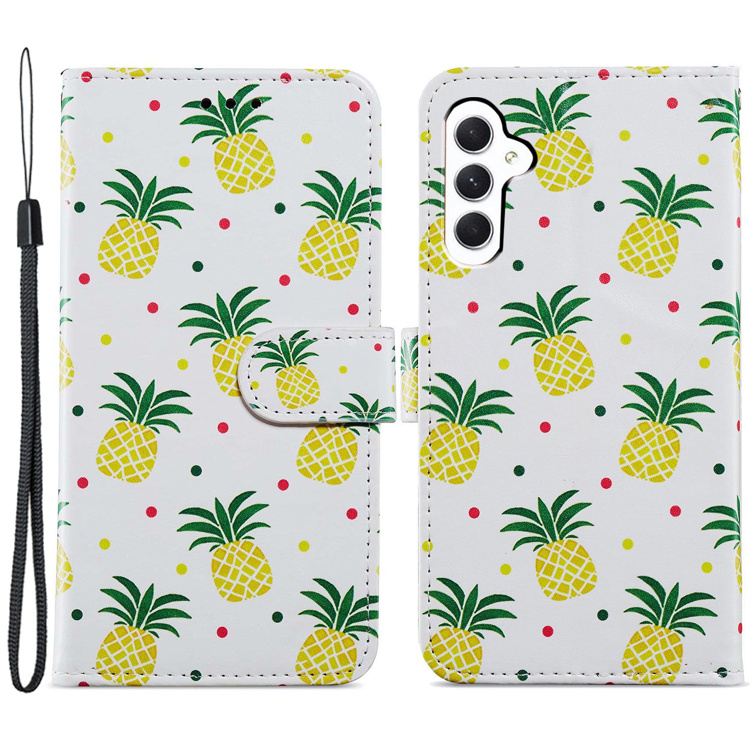 Pro Samsung Galaxy A05s 4G peněženkové pouzdro PU kožený kryt na telefon s potiskem Pro Samsung Galaxy A05s 4G peněženkové pouzdro PU kožený kryt na telefon s potiskem